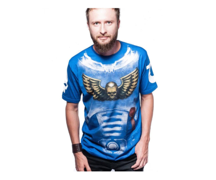 Pozostałe gadżety dla gracza Good Loot Koszulka WH40K "Space Marine Ultramarines" - M